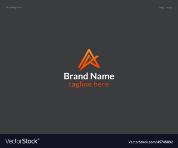 modern a letter logo design free