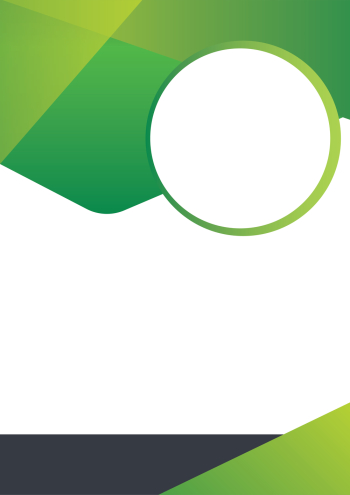 Modern Abstract Background with Green Geometric Shapes
