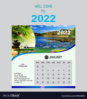 modern and creative new year calendar 2022 modern and creative new year calendar 2022