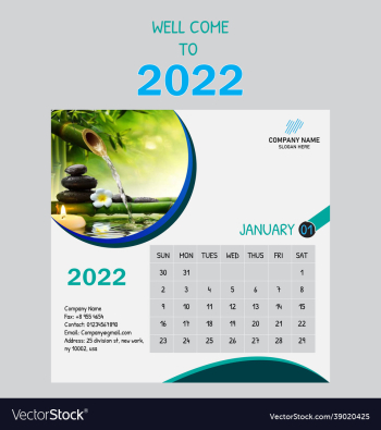modern and creative new year calendar 2022 modern and creative new year calendar 2022