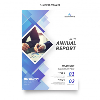 Modern Annual Report Brochure Template