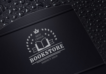 Modern Black Logo Mockup Free PSD
