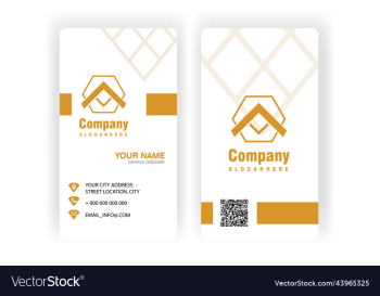 modern business card design template