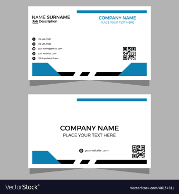 modern business card design template