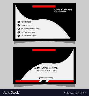 modern business card design template