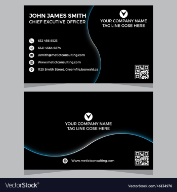 modern business card design template