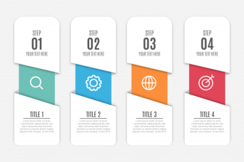 Modern business infographic background Free Vector Modern business infographic background Free Vector