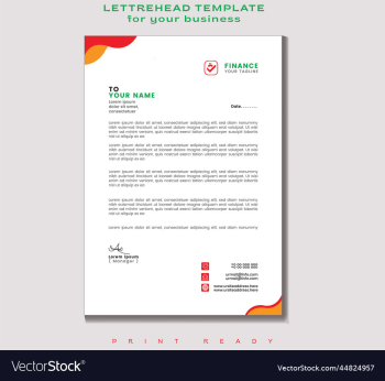 modern business letterhead template modern business letterhead template