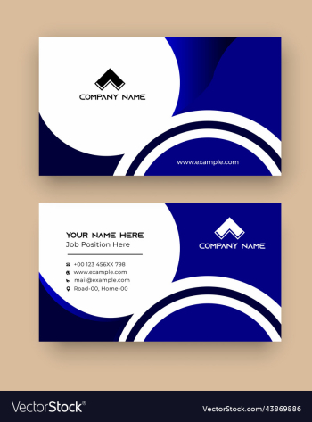 modern business template visiting cards design