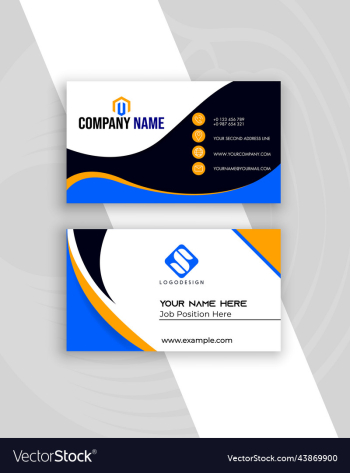modern business template visiting cards design modern business template visiting cards design