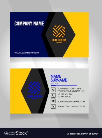 modern business template visiting cards design modern business template visiting cards design