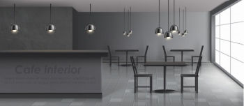 Modern cafe banner Modern cafe banner
