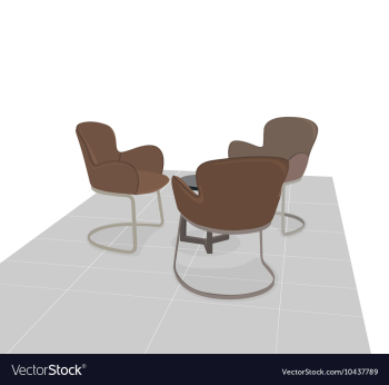 Modern chairs vector image Modern chairs vector image