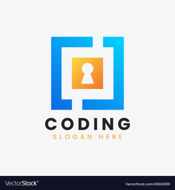 modern computer programming coding logo design modern computer programming coding logo design