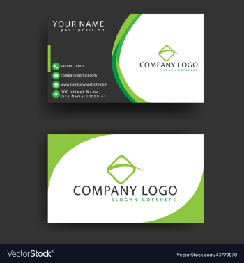 modern creative and clean business card tem