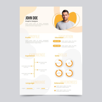 Modern cv template Free Vector Modern cv template Free Vector