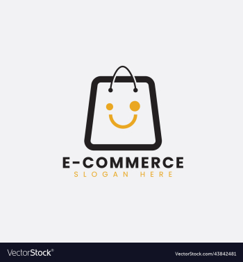 modern ecommerce online shop store logo design