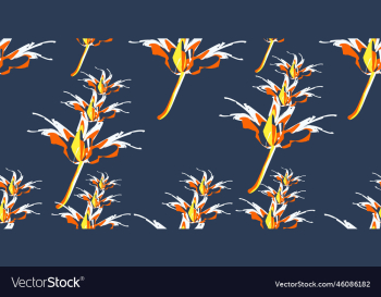 modern flower seamless pattern