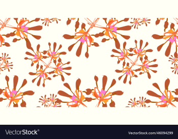 modern flower seamless pattern