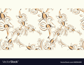 modern flower seamless pattern