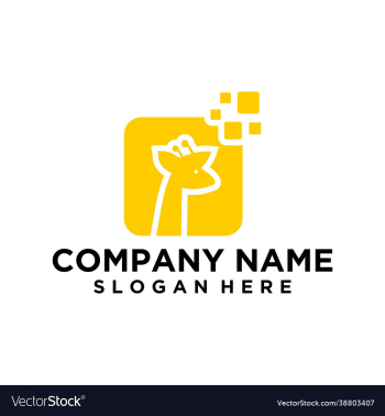 modern giraffe data logo modern giraffe data logo