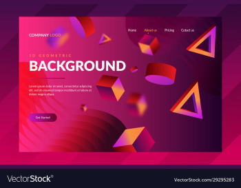 modern gradient background landing page templates