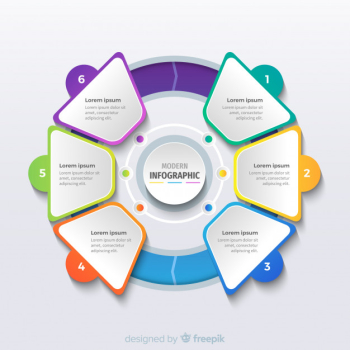 Modern infographic business template Modern infographic business template