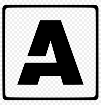Modern Latin Alphabet A Comments - Sign Modern Latin Alphabet A Comments - Sign