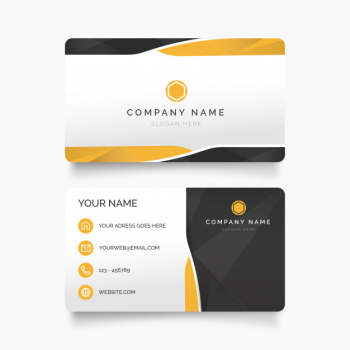 Modern professional business card