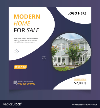 modern real estate social media post design modern real estate social media post design