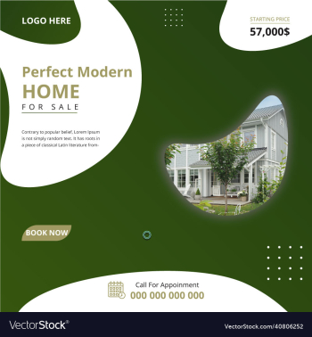 modern real estate social media post template modern real estate social media post template