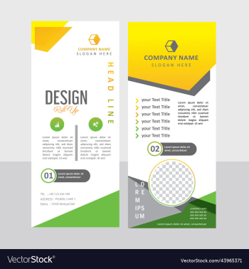 modern roll up banner design template modern roll up banner design template