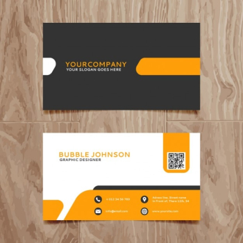 Modern simple business card template