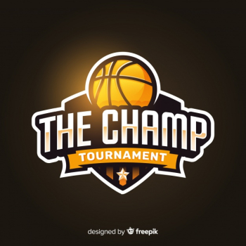 Modern sports logo template with flat design Modern sports logo template with flat design