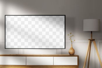 Modern television png mockup, transparent | Free PNG Mockup - rawpixel