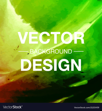Modern watercolor background vector image Modern watercolor background vector image