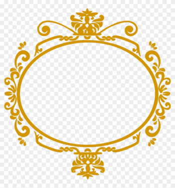 Moldura Arabesco Dourado Png - Adesivos Para Tubetes Casamento