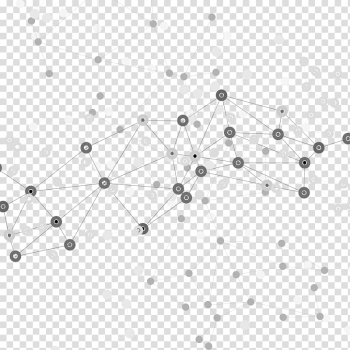 Molecule Structure Euclidean Pattern, dotted line shading transparent background PNG clipart