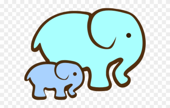 Mom And Baby Elephant Clip Art - Elephant With Baby Clipart Mom And Baby Elephant Clip Art - Elephant With Baby Clipart