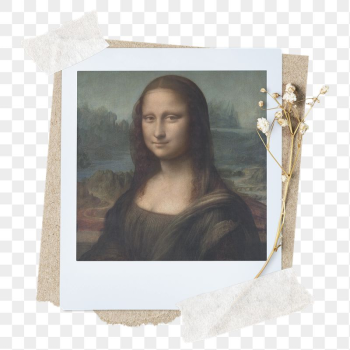 Mona Lisa png sticker instant | Free PNG - rawpixel