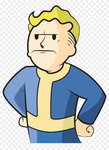 Monday Morning Grumpy Vault-tec Boy - Fallout 4 Vault Boy Mad