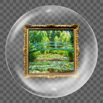 Monet&rsquo;s bridge png sticker,  | Free PNG - rawpixel