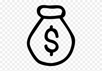 Money Bag Icon - Time Money Icon Money Bag Icon - Time Money Icon