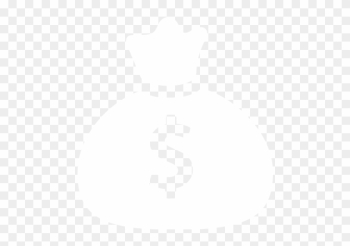 Money Bag Icon White