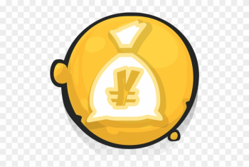 Money Bag Yen Icon - Comment Smiley Face Icon