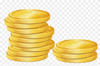 Money Clipart Transparent Png - Gold Coins Vector Png