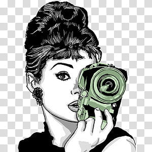 Monitas Lindas, Audrey Hepburn animation illustration transparent background PNG clipart