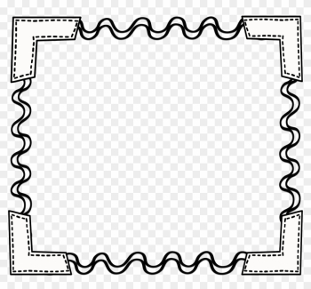 Monochrome Clipart Frame - Black And White Border Monochrome Clipart Frame - Black And White Border