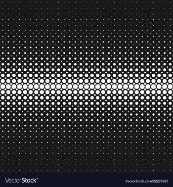Monochrome geometrical abstract halftone circle vector image Monochrome geometrical abstract halftone circle vector image