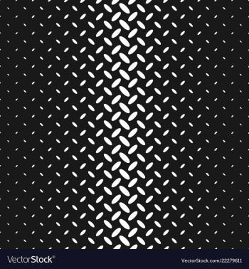 Monochrome halftone diagonal ellipse pattern vector image Monochrome halftone diagonal ellipse pattern vector image